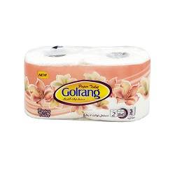 گلرنگ دستمال توالت دو قلو